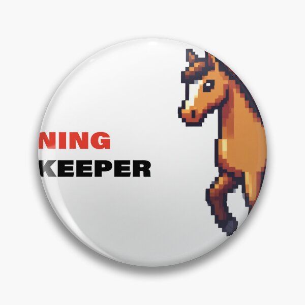 Item preview, Warning Horse Keeper AI designed and sold by DragonwingPixel.