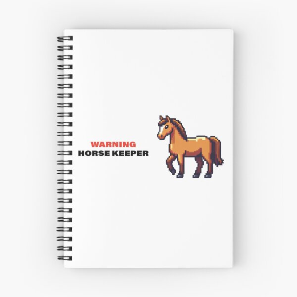 Item preview, Warning Horse Keeper AI designed and sold by DragonwingPixel.