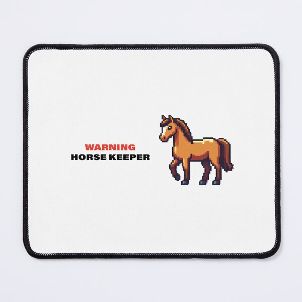 Item preview, Warning Horse Keeper AI designed and sold by DragonwingPixel.