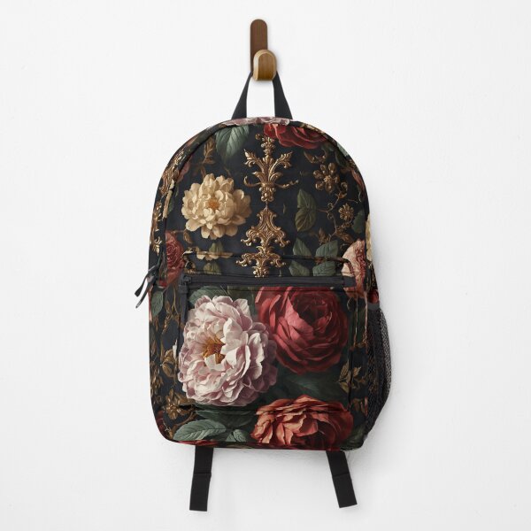 Item preview, Victorian Gothic Floral Pattern | Dark Academia Roses & Peonies designed and sold by FogandFinch.