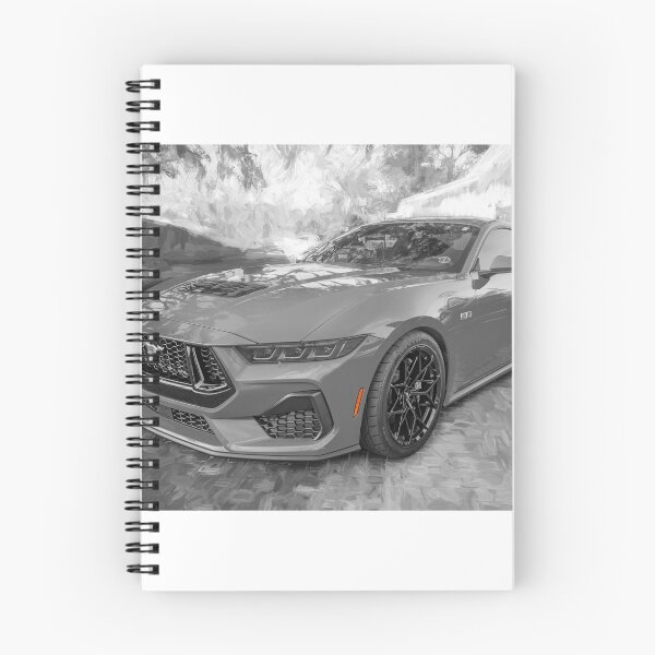 Item preview, 2025 Grabber Blue Ford Mustang GT 5.0 Premium Sports Car Art designed and sold by RichFrancoCars.