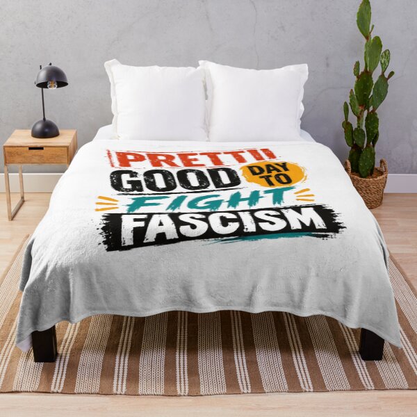 Item preview, Pretty Good Day To Fight Fascism Anti-Fascist Activism Political Statement designed and sold by RetroMini2026.