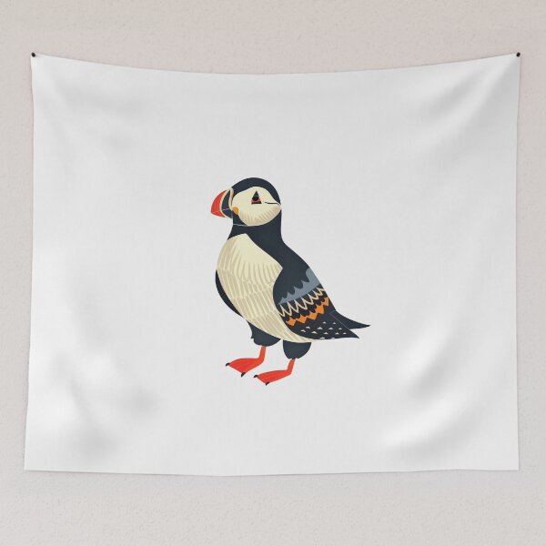 Item preview, Scandinavian Folk Art, Atlantic Puffin designed and sold by xiao xuans.