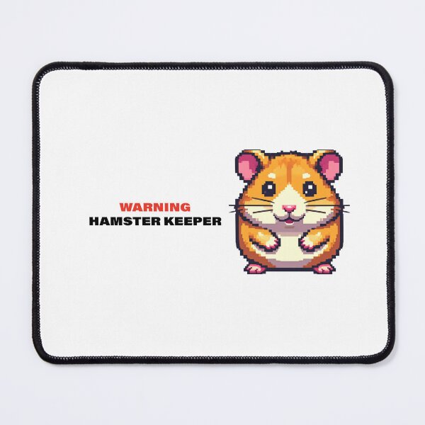 Item preview, Warning Hamster Keeper designed and sold by DragonwingPixel.