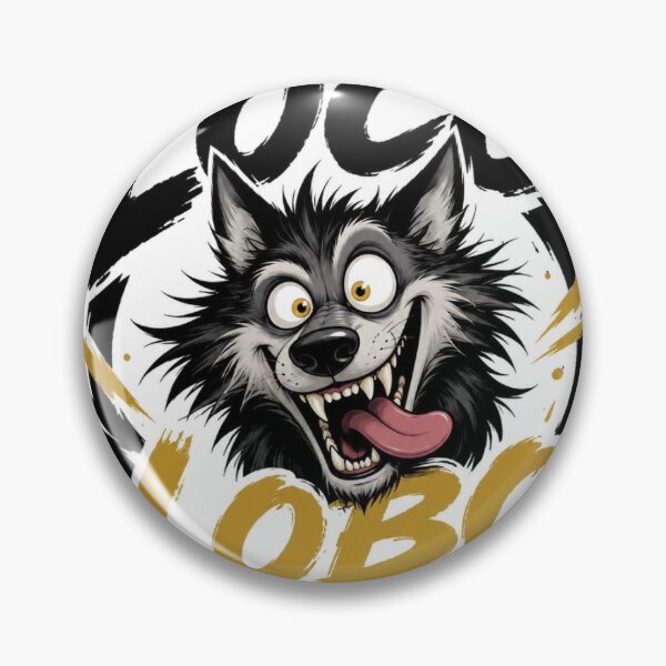 Item preview, Loco Lobo es un lobo loco designed and sold by lobo517.