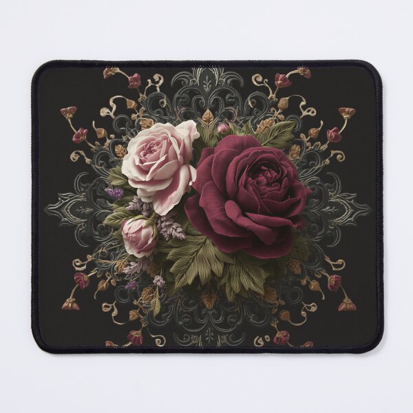 Item preview, Victorian Gothic Floral Bouquet | Dark Academia Roses | Cozy Gothic Decor designed and sold by FogandFinch.