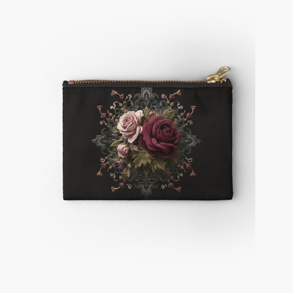 Item preview, Victorian Gothic Floral Bouquet | Dark Academia Roses | Cozy Gothic Decor designed and sold by FogandFinch.