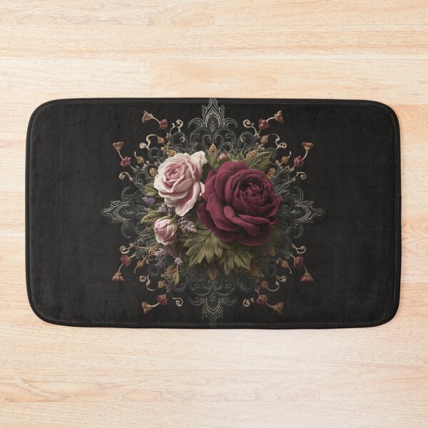 Item preview, Victorian Gothic Floral Bouquet | Dark Academia Roses | Cozy Gothic Decor designed and sold by FogandFinch.