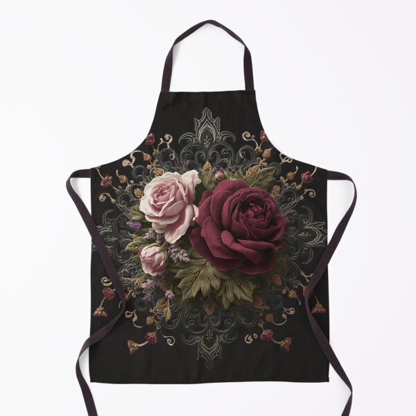 Item preview, Victorian Gothic Floral Bouquet | Dark Academia Roses | Cozy Gothic Decor designed and sold by FogandFinch.