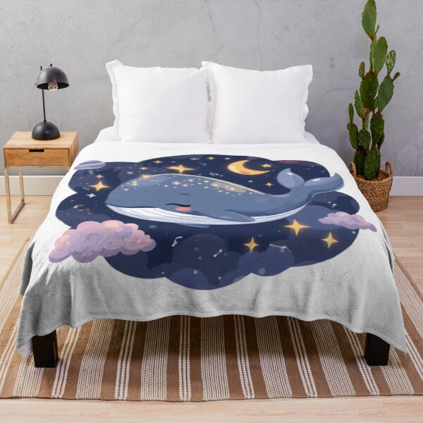 Item preview, Cute Baby Cosmic Whale Kawaii Sticker | Dreamy Moon & Stars designed and sold by Stylestickers55.