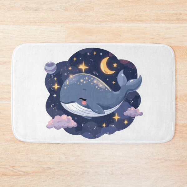 Item preview, Cute Baby Cosmic Whale Kawaii Sticker | Dreamy Moon & Stars designed and sold by Stylestickers55.