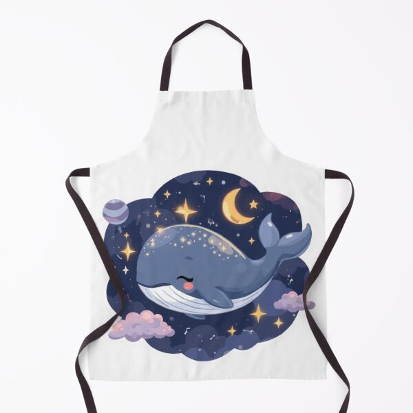 Item preview, Cute Baby Cosmic Whale Kawaii Sticker | Dreamy Moon & Stars designed and sold by Stylestickers55.