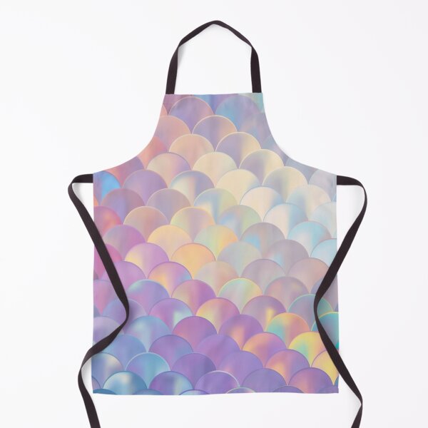 Item preview, Pastel Mermaid Scales Pattern | Iridescent Holographic Seamless Design designed and sold by Purple Moon .