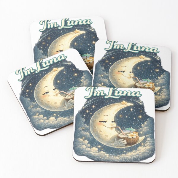Item preview, I’m Luna – Luna Sorridente con Cocco  designed and sold by RipantinaFantasy .