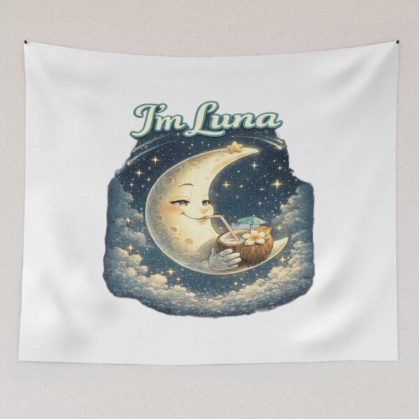 Item preview, I’m Luna – Luna Sorridente con Cocco  designed and sold by RipantinaFantasy .