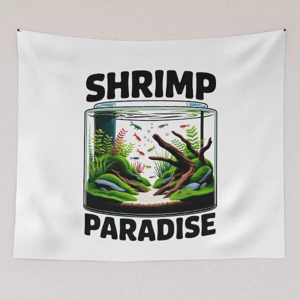 Item preview, Shrimp Paradise Aquascaping World designed and sold by MooonTees.