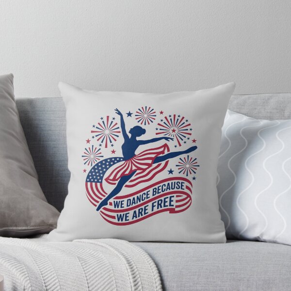 Item preview, Ballerina Dancing With American Flag 250 Years Because We Care designed and sold by by-the-tree.