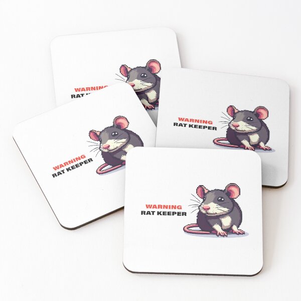 Item preview, Warning Rat Keeper AI designed and sold by DragonwingPixel.