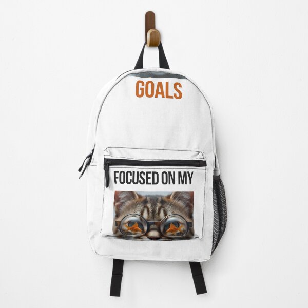 Item preview, Focused On My Goals - Funny Cat Lover Design designed and sold by Moodprint5.