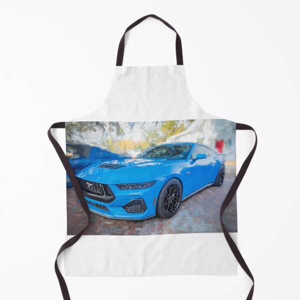 Item preview, 2025 Grabber Blue Ford Mustang GT 5.0 Premium Sports Car Art designed and sold by RichFrancoCars.