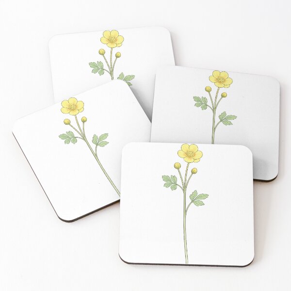 Item preview, buttercup flowers designed and sold by Side Quest Co..