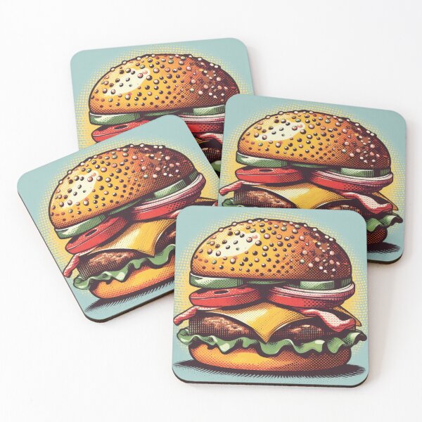 Item preview, Cheeseburger Art 4 designed and sold by Art School Dropout.