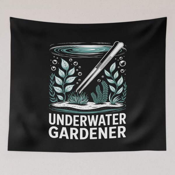 Item preview, Underwater Gardener Aquascaping World designed and sold by MooonTees.
