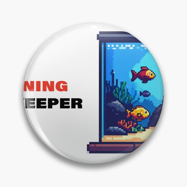 Item preview, Warning Fish Keeper designed and sold by DragonwingPixel.