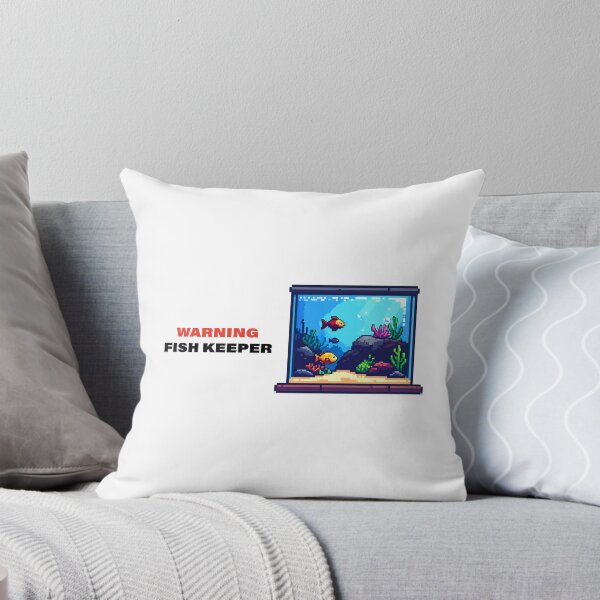 Item preview, Warning Fish Keeper designed and sold by DragonwingPixel.
