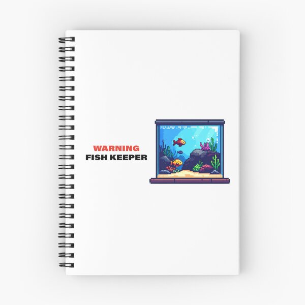 Item preview, Warning Fish Keeper designed and sold by DragonwingPixel.