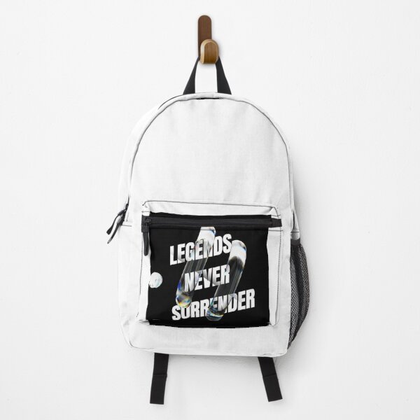 Item preview, Legends Never Surrender Motivational Typography Design designed and sold by Penguin Mood .