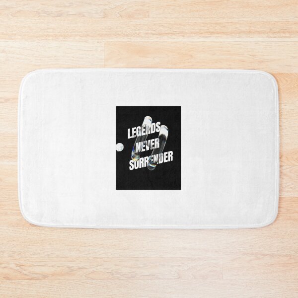 Item preview, Legends Never Surrender Motivational Typography Design designed and sold by Penguin Mood .