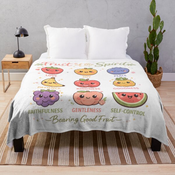 Item preview, Fruit of the Spirit Cute Christian Design – Galatians 5:22-23 Bible Verse Design | Bearing Good Fruit Faith Gift designed and sold by SoulThread Studio.