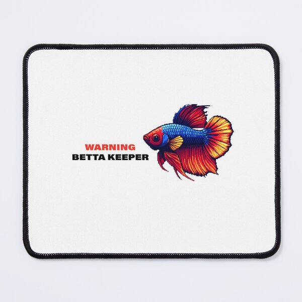 Item preview, Warning Betta Keeper designed and sold by DragonwingPixel.