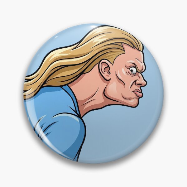 Item preview, Haaland Caricature Meme designed and sold by DeviantMerch.