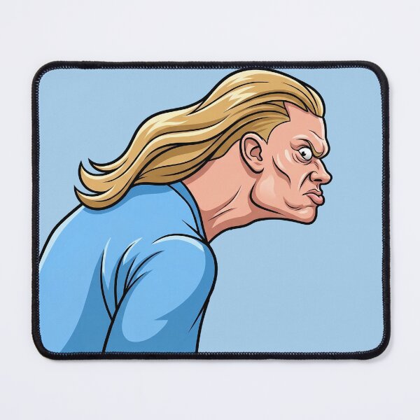 Item preview, Haaland Caricature Meme designed and sold by DeviantMerch.
