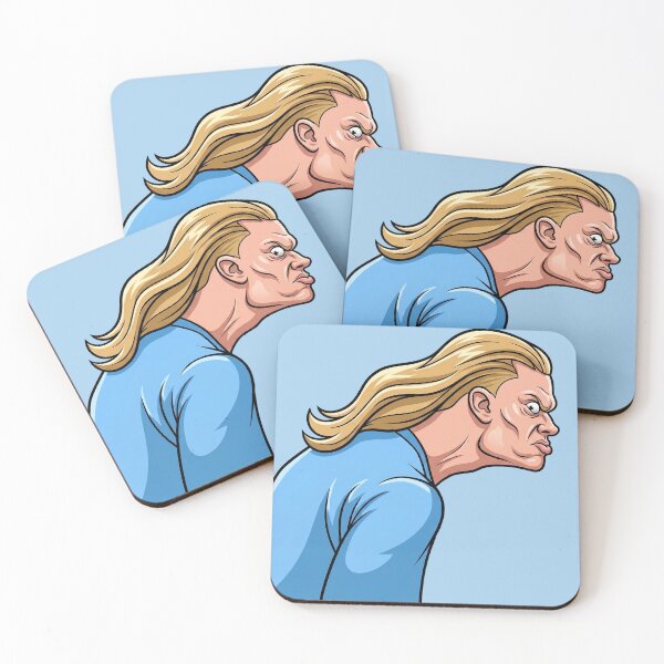 Item preview, Haaland Caricature Meme designed and sold by DeviantMerch.