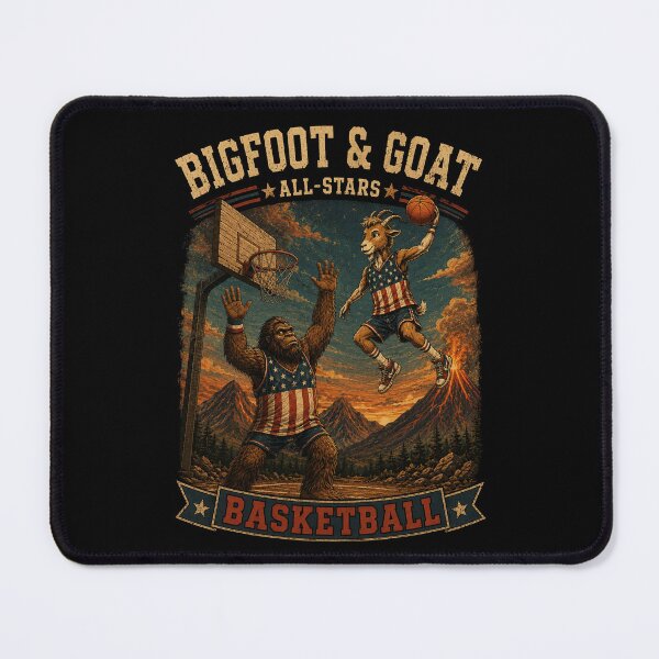 Item preview, Bigfoot & Goat All-Stars – Basketball Showdown designed and sold by NicheBloom.