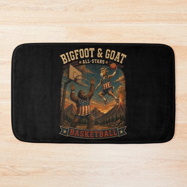 Item preview, Bigfoot & Goat All-Stars – Basketball Showdown designed and sold by NicheBloom.
