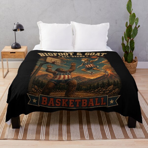 Item preview, Bigfoot & Goat All-Stars – Basketball Showdown designed and sold by NicheBloom.