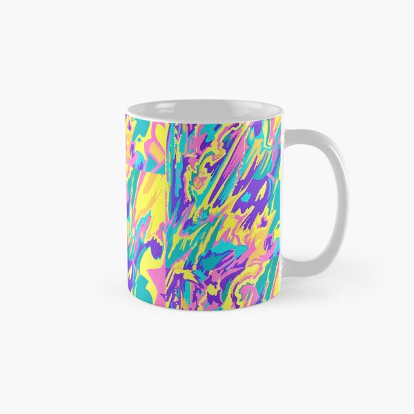 Item preview, Bright chaotic hand drawn abstract tie dye design designed and sold by Candleink.