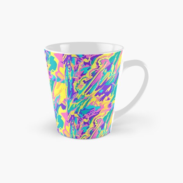 Item preview, Bright chaotic hand drawn abstract tie dye design designed and sold by Candleink.