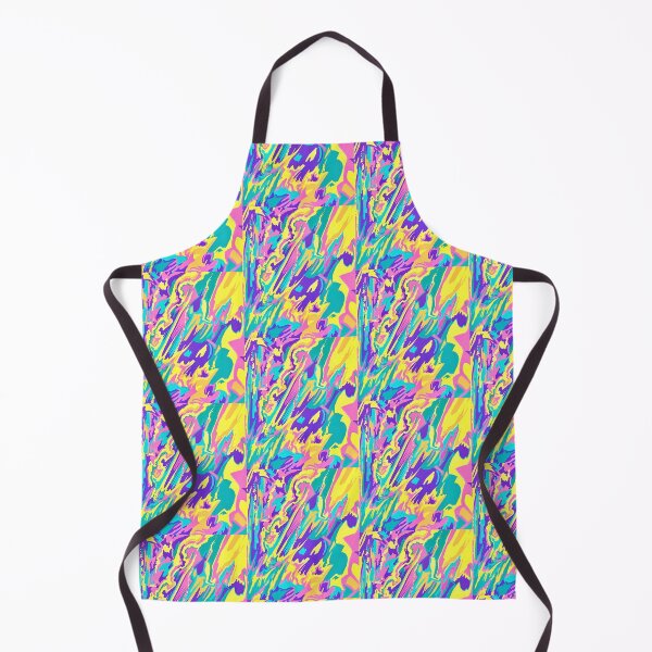 Item preview, Bright chaotic hand drawn abstract tie dye design designed and sold by Candleink.