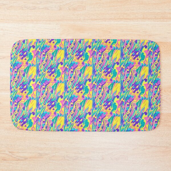 Item preview, Bright chaotic hand drawn abstract tie dye design designed and sold by Candleink.