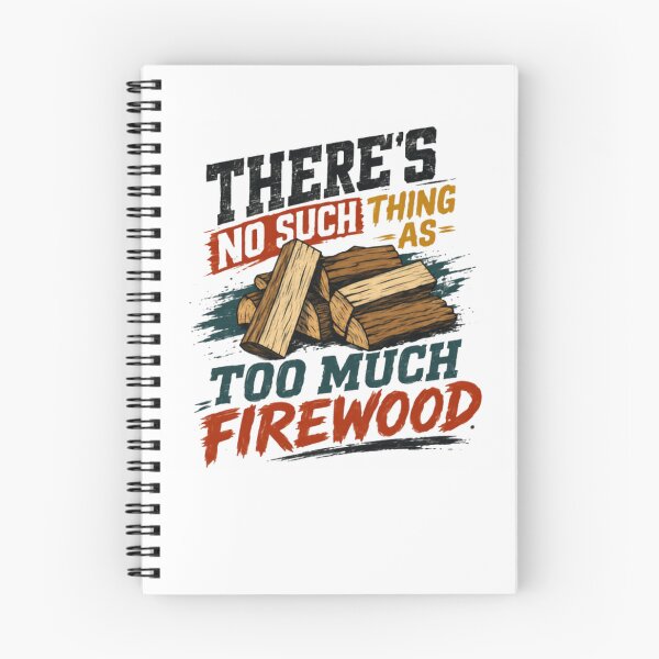 Item preview, There's No Such Thing As Too Much Firewood Camper Outdoor Enthusiast Bonfire designed and sold by RetroMini2026.