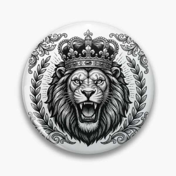 Item preview, Lion King T-Shirt | Crowned Lion Vector Art | Luxury Wildlife Graphic designed and sold by Faisal  Shah.