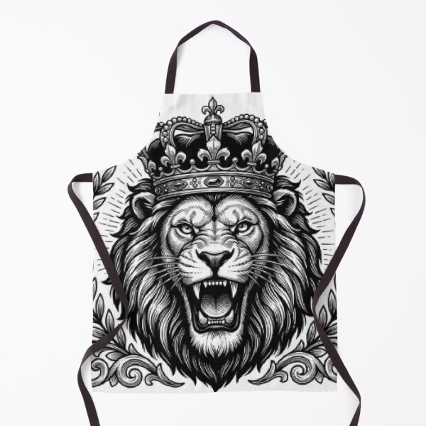 Item preview, Lion King T-Shirt | Crowned Lion Vector Art | Luxury Wildlife Graphic designed and sold by Faisal Shah.