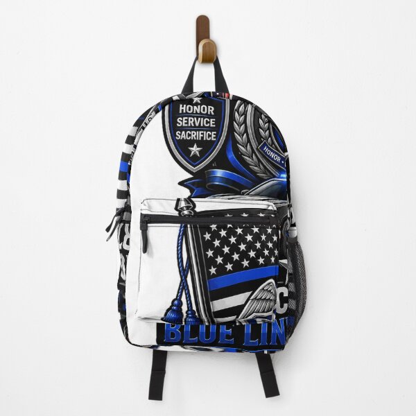 Item preview, American Flag Blue Line Police Support Honor Service Sacrifice Gift designed and sold by ConCeptGifts.
