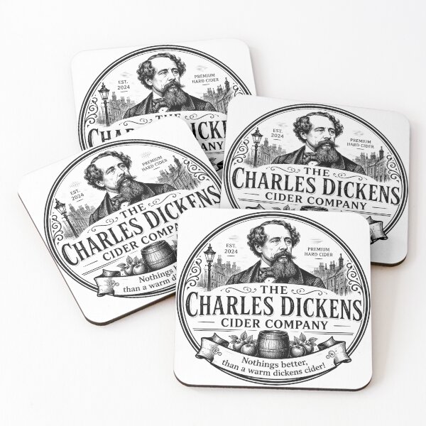 Item preview, ¡Sidra de manzana Charles Dickens! ¡Qué rica! designed and sold by Bruce Custom Creations.