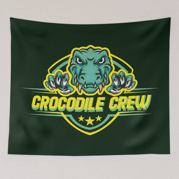 Item preview, Crocodile Esports Logo | Fierce Gaming Mascot Team Design designed and sold by MerlinWear.